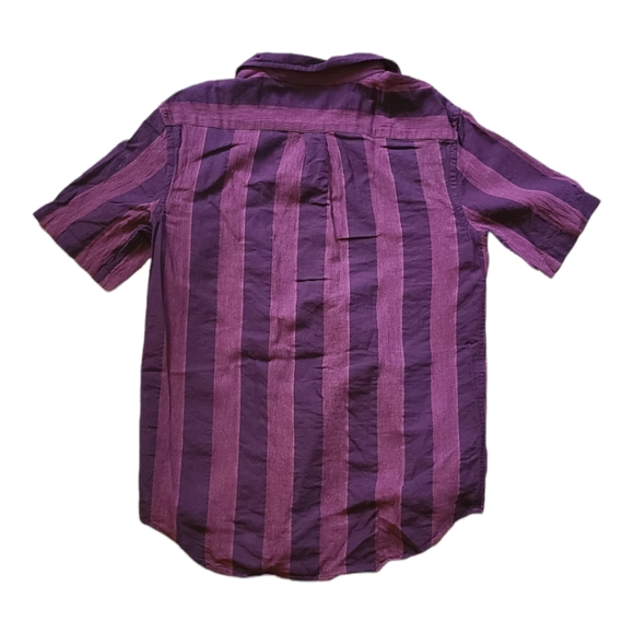 Red Slim Fit Casual Button Down - Picture 2 of 4